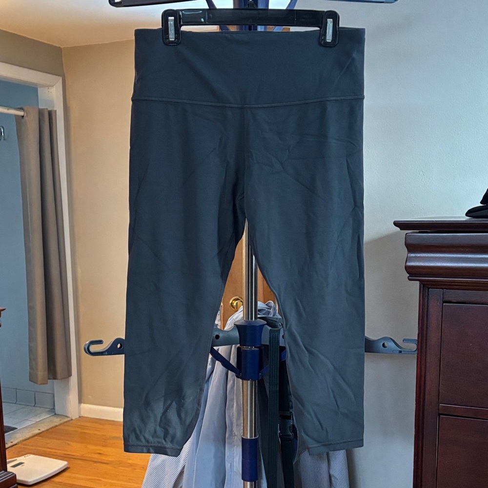 Athleta Dark Gray High-Waisted Leggings